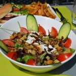 restaurant o mon'or curis salade lyonnaise