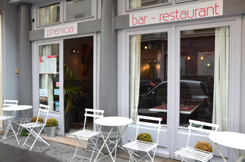 devanture phenicia restaurant libanais lyon 6