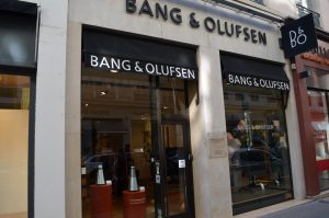 devanture bang olufsen lyon bellecour